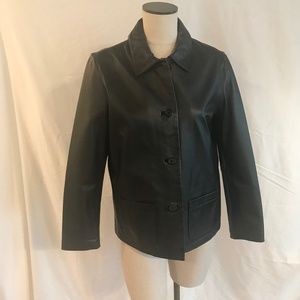 Dunbrooke Leather Jacket black Size Medium